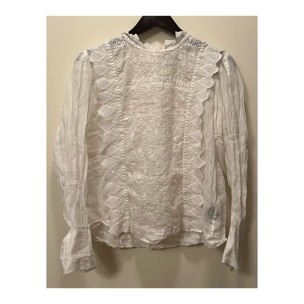 Isabel Marant Lace High Neck Top